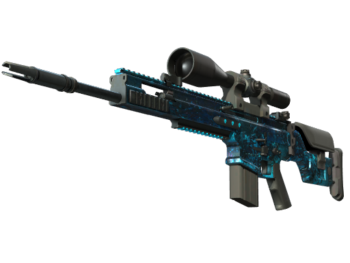 SCAR-20（StatTrak™） | 蓝洞 (崭新出厂)
