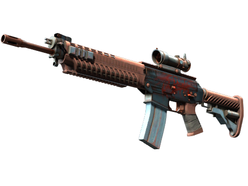 SG 553（StatTrak™） | 锈蚀之刃 (崭新出厂)