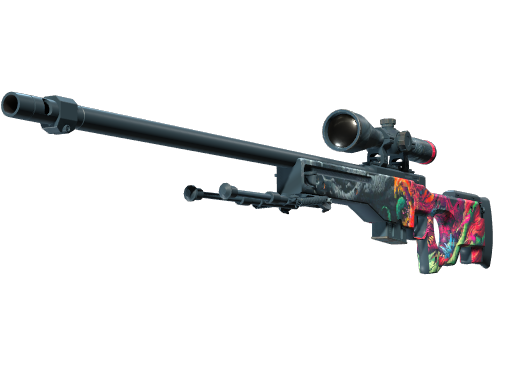AWP | 暴怒野兽 (略有磨损)