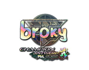 印花 | broky（全息，冠军） | 2022年安特卫普锦标赛
