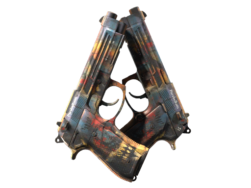 双持贝瑞塔（StatTrak™） | 藏身处 (崭新出厂)