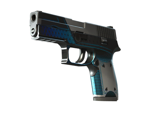 P250（StatTrak™） | 元素轮廓 (略有磨损)