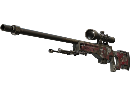 AWP（StatTrak™） | 金粉肆蛇 (久经沙场)