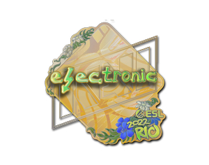 印花 | electronic（全息）| 2022年里约热内卢锦标赛