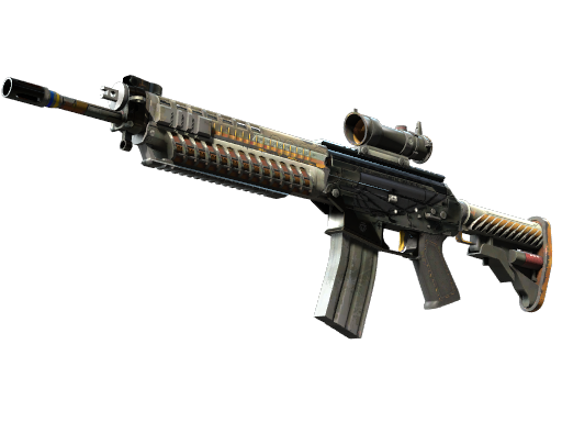 SG 553（StatTrak™） | 轻空 (破损不堪)