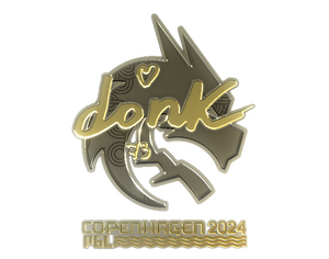 印花 | donk（金色）| 2024年哥本哈根锦标赛